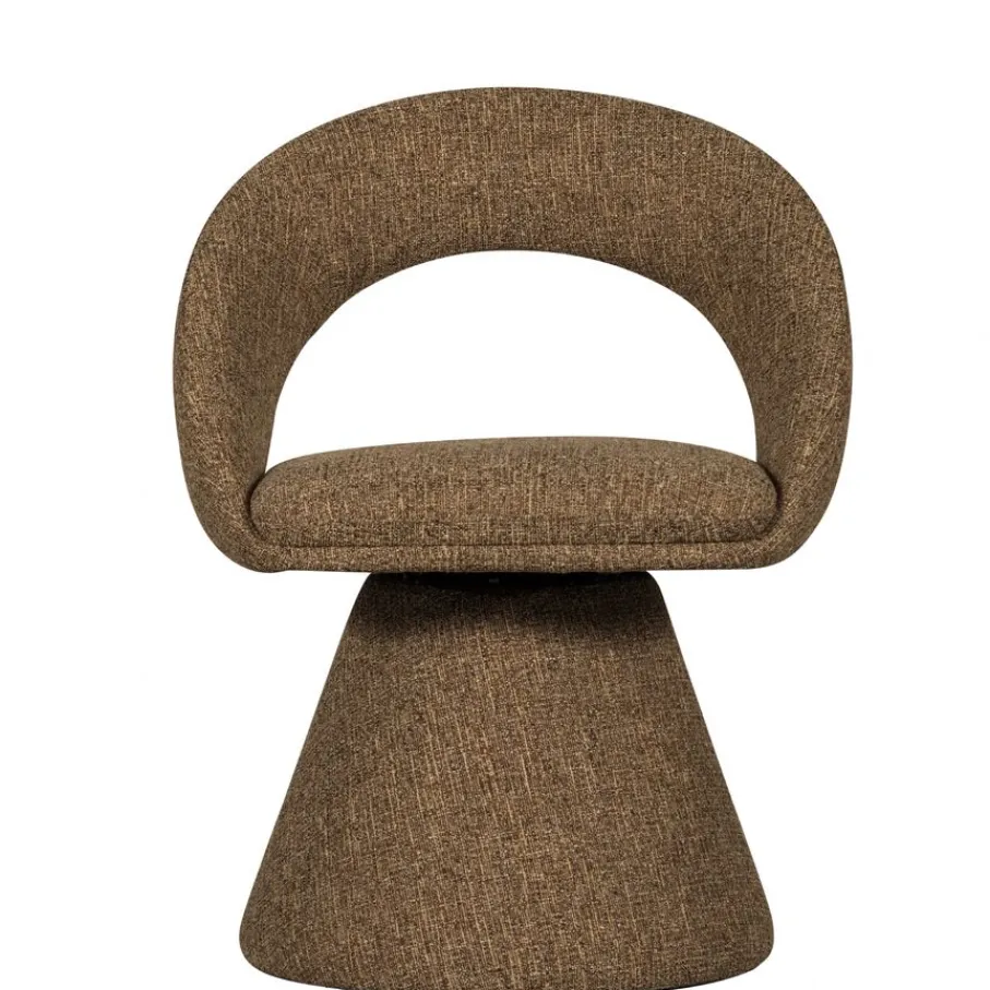 Eetkamerstoelen<WOOOD Draaibare Eetkamerstoel Winter Zand