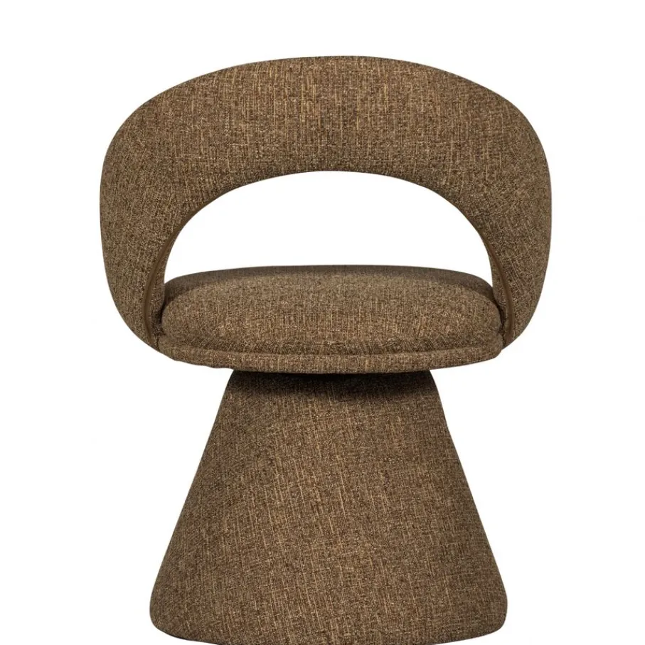 Eetkamerstoelen<WOOOD Draaibare Eetkamerstoel Winter Zand