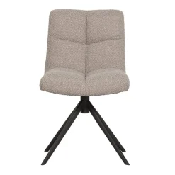Eetkamerstoelen<WOOOD Draaibare Eetkamerstoel Vinny Beige