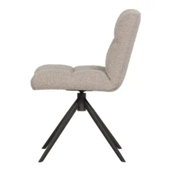 Eetkamerstoelen<WOOOD Draaibare Eetkamerstoel Vinny Beige