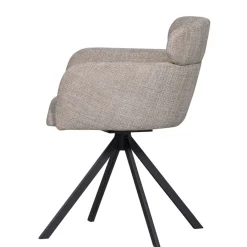 Eetkamerstoelen<WOOOD Draaibare Eetkamerstoel Fenne Beige