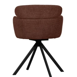 Eetkamerstoelen<WOOOD Draaibare Eetkamerstoel Fenne Bruin