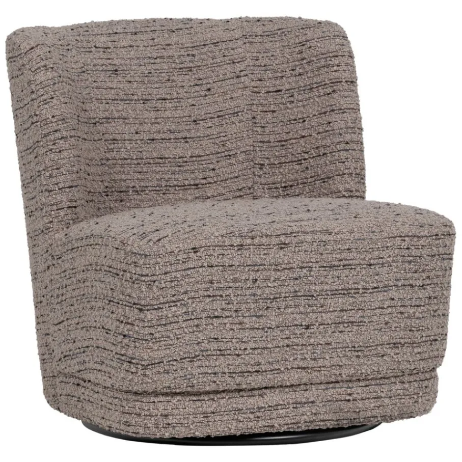 Fauteuils<WOOOD Draaifauteuil Atty Beige Melange