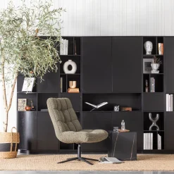 Fauteuils<WOOOD Draaifauteuil Job Groen