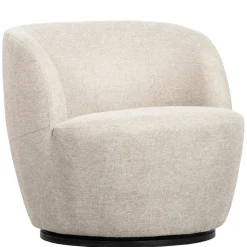 Fauteuils<WOOOD Draaifauteuil Serra Crème