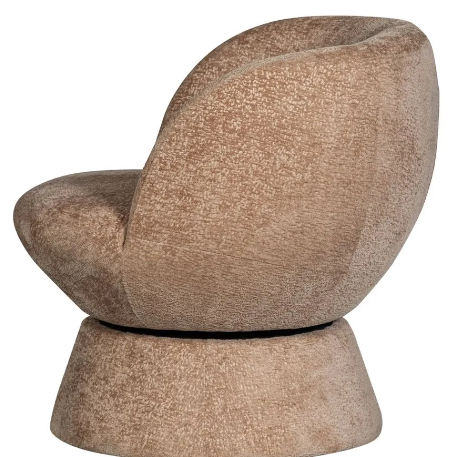Fauteuils<WOOOD Draaifauteuil Shuffle Lichtbruin