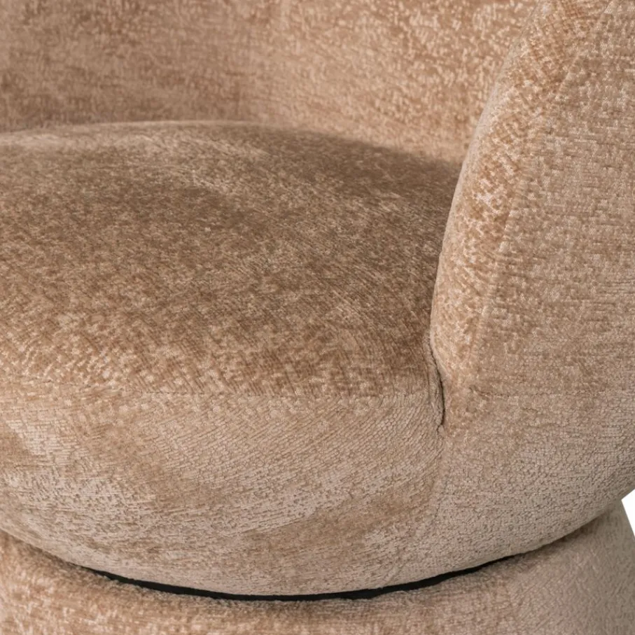 Fauteuils<WOOOD Draaifauteuil Shuffle Lichtbruin
