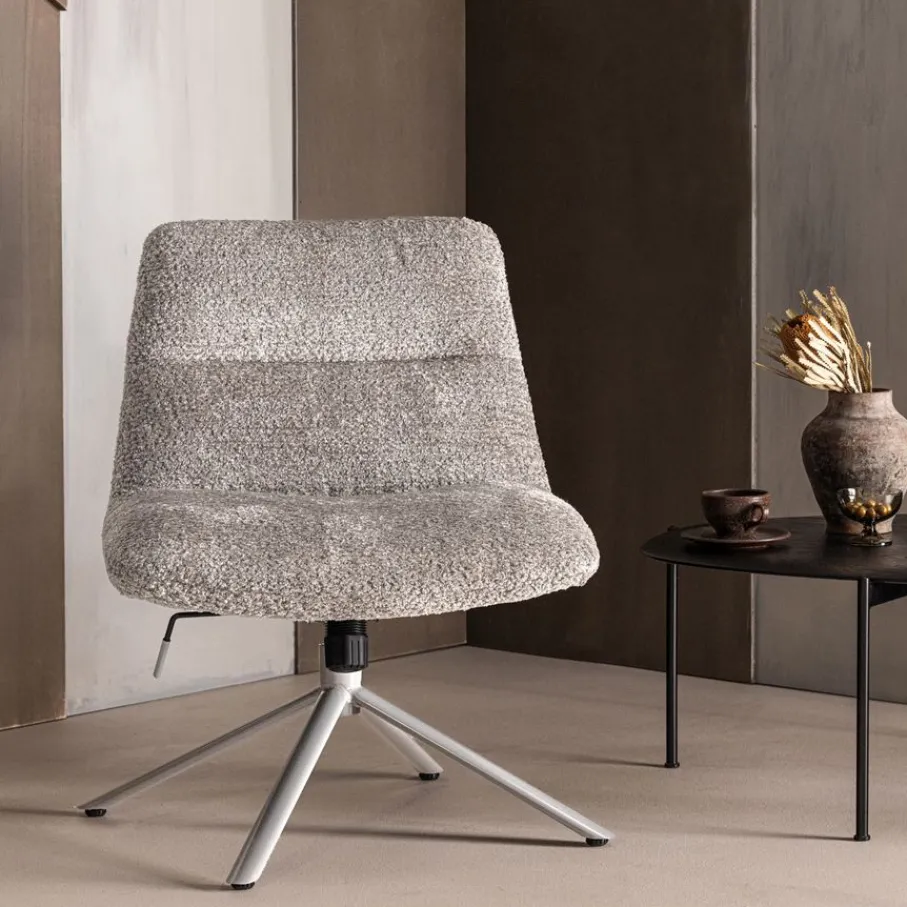 Fauteuils<WOOOD Draaifauteuil Soren Grijs