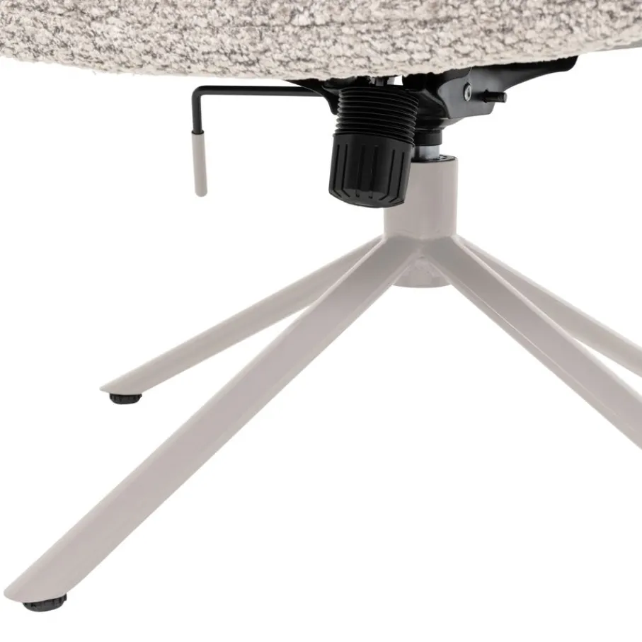 Fauteuils<WOOOD Draaifauteuil Soren Grijs