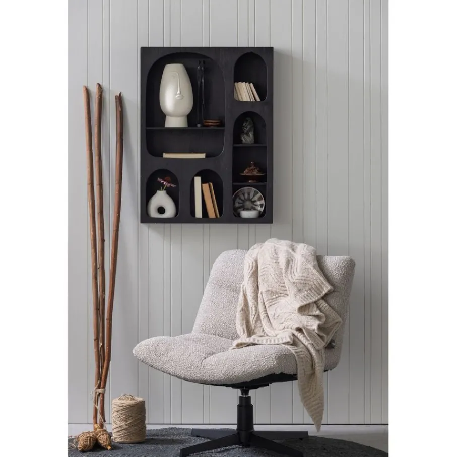 Fauteuils<WOOOD Draaifauteuil Vinny Beige