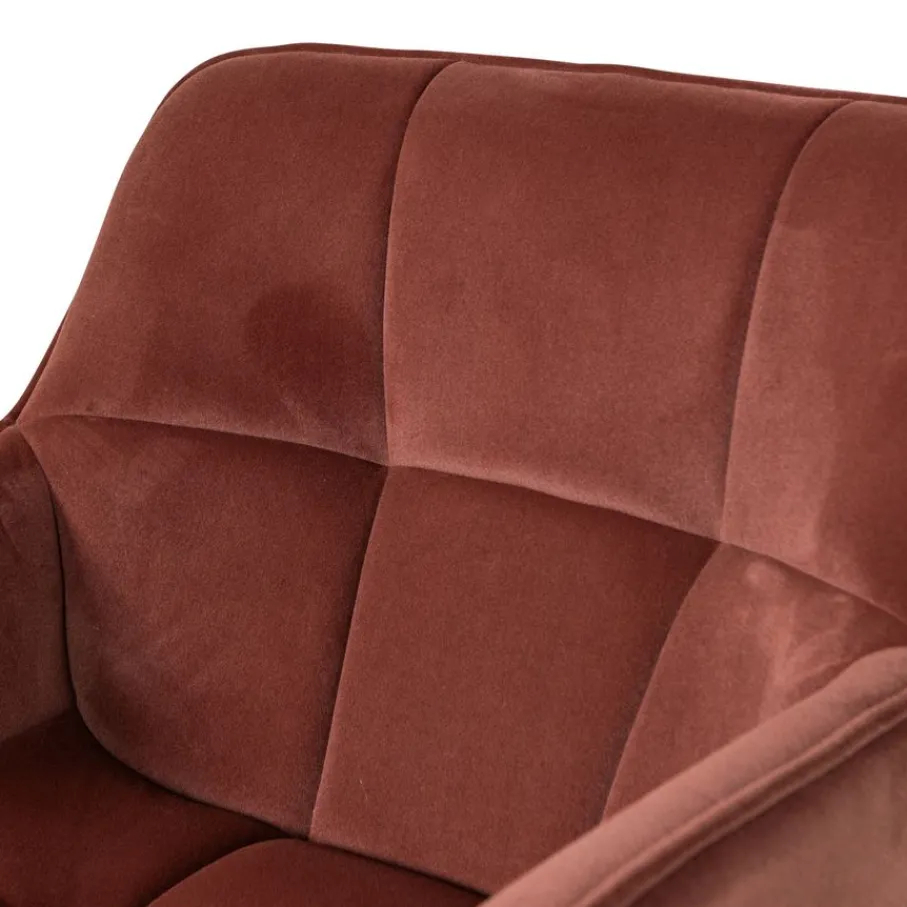 Fauteuils<WOOOD Draaifauteuil Wibo RoodBruin