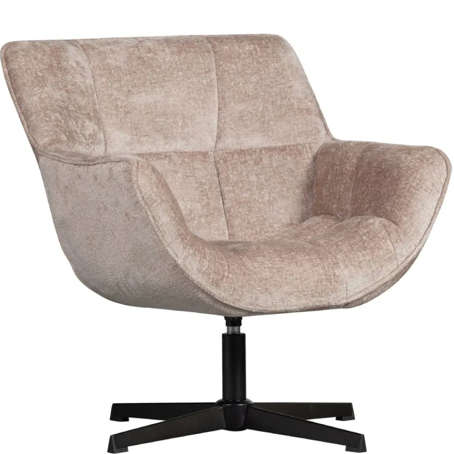 Fauteuils<WOOOD Draaifauteuil Wibo Taupe