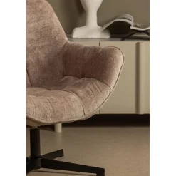Fauteuils<WOOOD Draaifauteuil Wibo Taupe
