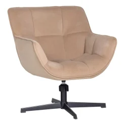 Fauteuils<WOOOD Draaifauteuil Wibo Zand
