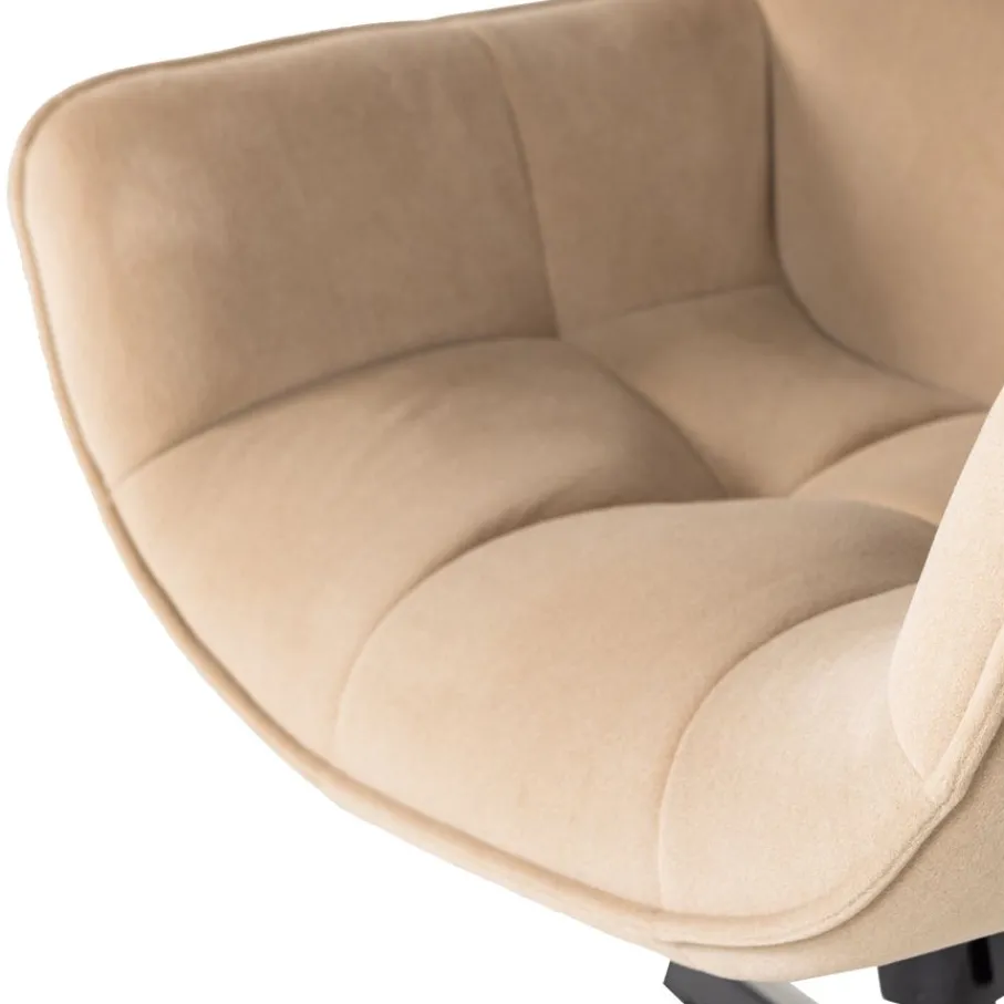 Fauteuils<WOOOD Draaifauteuil Wibo Zand