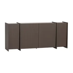 Dressoirs<WOOOD Dressoir Brock Middenbruin - 200x85x44 cm