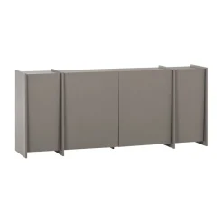 Dressoirs<WOOOD Dressoir Brock Warmgrijs - 200x85x44 cm