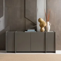 Dressoirs<WOOOD Dressoir Brock Warmgrijs - 200x85x44 cm