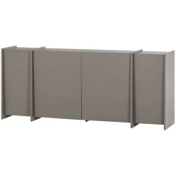 Dressoirs<WOOOD Dressoir Brock Warmgrijs - 200x85x44 cm