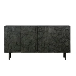 Dressoirs<WOOOD Dressoir Counter Zwart - 160x83x40 cm
