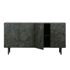 Dressoirs<WOOOD Dressoir Counter Zwart - 160x83x40 cm