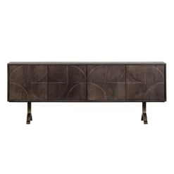 Dressoirs<WOOOD Dressoir Draw Bruin - 180x70x40 cm