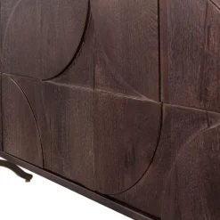 Dressoirs<WOOOD Dressoir Draw Bruin - 180x70x40 cm