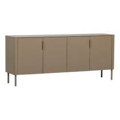 Dressoirs<WOOOD Dressoir Gunnar Mud - 201x85x44 cm