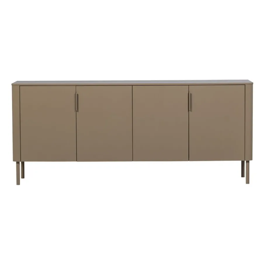 Dressoirs<WOOOD Dressoir Gunnar Mud - 201x85x44 cm
