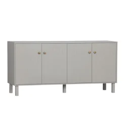 Dressoirs<WOOOD Dressoir Madu Grijs - 160x78x46 cm