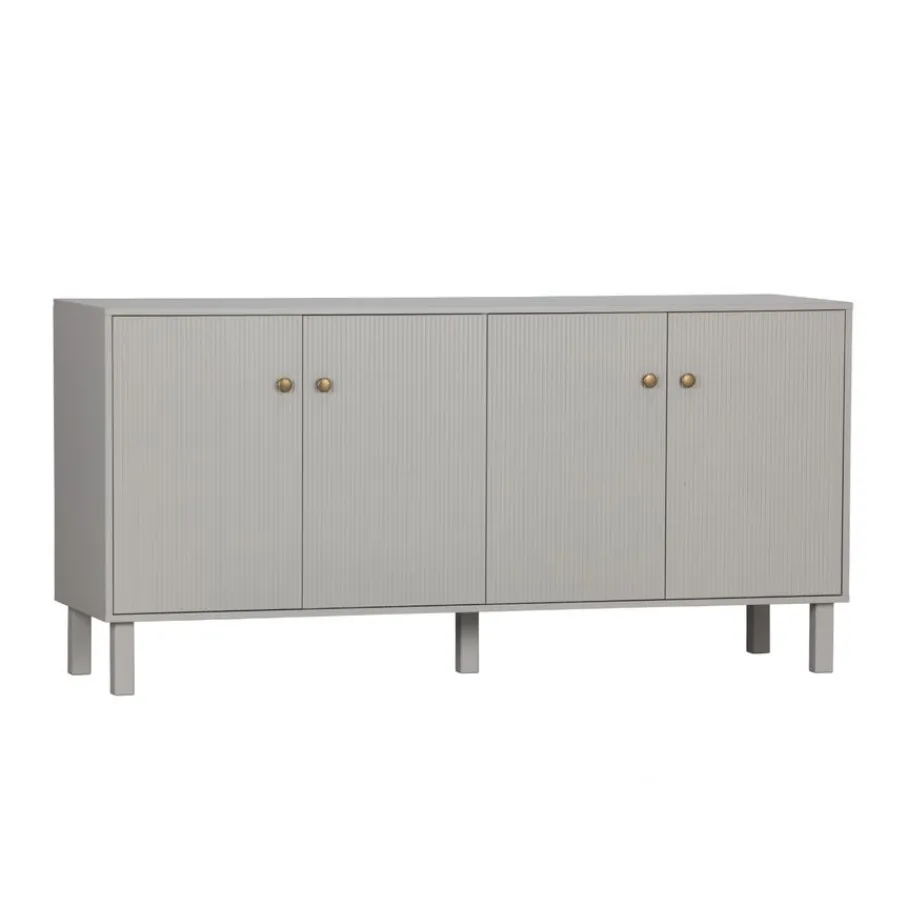 Dressoirs<WOOOD Dressoir Madu Grijs - 160x78x46 cm