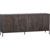 Dressoirs<WOOOD Dressoir New Gravure Bruin - 200x85x46 cm
