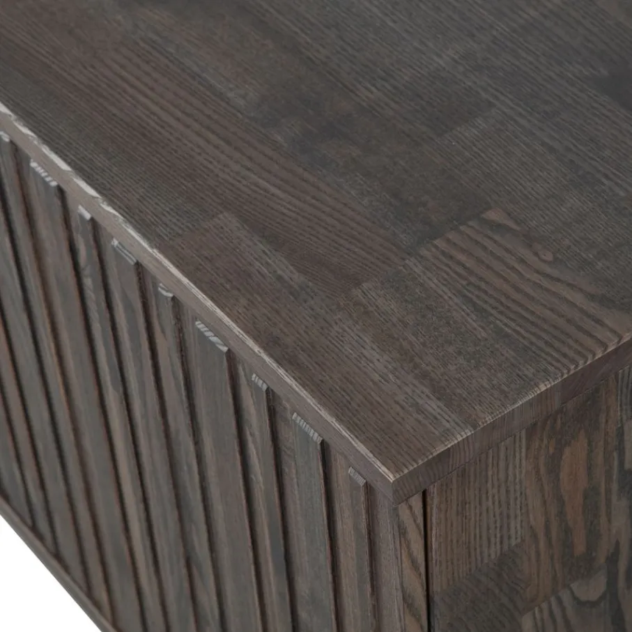 Dressoirs<WOOOD Dressoir New Gravure Bruin - 200x85x46 cm
