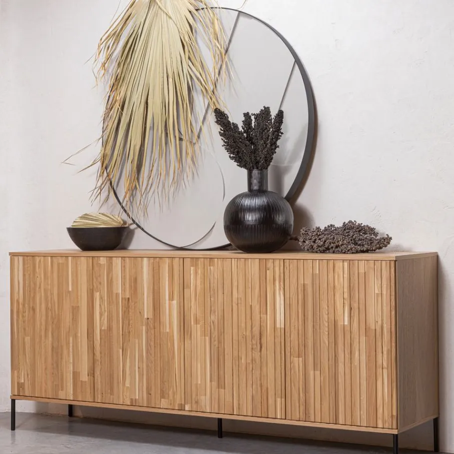 Dressoirs<WOOOD Dressoir New Gravure Naturel - 200x85x46 cm