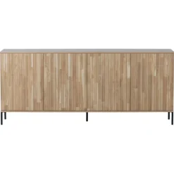 Dressoirs<WOOOD Dressoir New Gravure Naturel - 200x85x46 cm