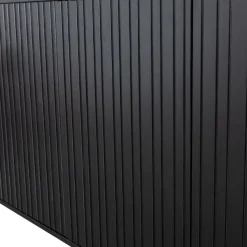 Dressoirs<WOOOD Dressoir New Gravure Zwart - 200x85x46 cm