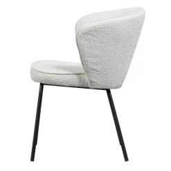 Eetkamerstoelen<WOOOD Eetkamerstoel Admit Wit