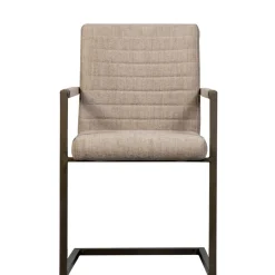 Eetkamerstoelen<WOOOD Eetkamerstoel Bas Zand