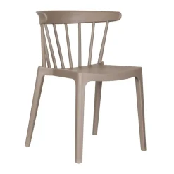Eetkamerstoelen<WOOOD Eetkamerstoel Bliss Taupe