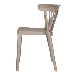 Eetkamerstoelen<WOOOD Eetkamerstoel Bliss Taupe