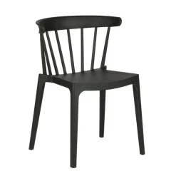 Eetkamerstoelen<WOOOD Eetkamerstoel Bliss Zwart