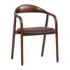 Eetkamerstoelen<WOOOD Eetkamerstoel Bran Bruin