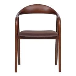Eetkamerstoelen<WOOOD Eetkamerstoel Bran Bruin