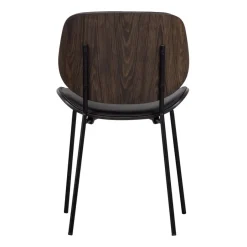 Eetkamerstoelen<WOOOD Eetkamerstoel Close Zwart