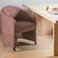 Eetkamerstoelen<WOOOD Eetkamerstoel Cordo Roestbruin