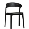Eetkamerstoelen<WOOOD Eetkamerstoel Cras Zwart