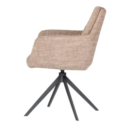 Eetkamerstoelen<WOOOD Eetkamerstoel Grant Zand