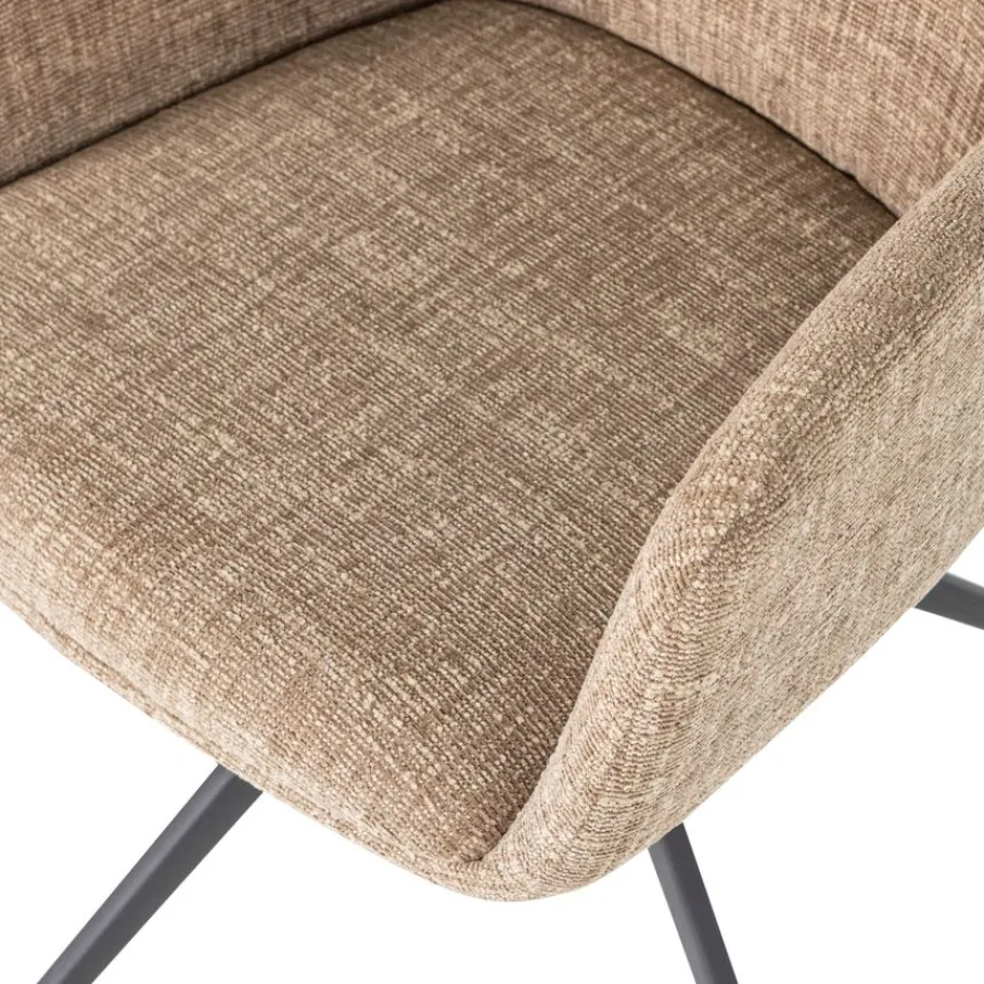 Eetkamerstoelen<WOOOD Eetkamerstoel Grant Zand