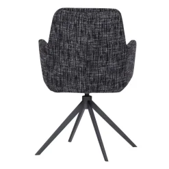 Eetkamerstoelen<WOOOD Eetkamerstoel Grant Zwart