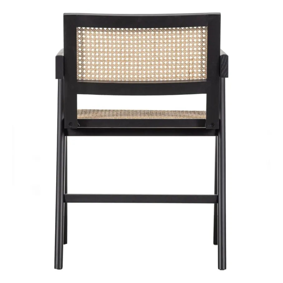 Eetkamerstoelen<WOOOD Eetkamerstoel Gunn Zwart